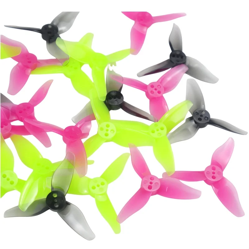 8 Pairs (8CW 8CCW) Gemfan Hurricane 2023 2X2.3X3 3 Blades Propeller 1mm 1.5mm for RC FPV Racing Freestyle 2 Inch Toothpick Drone