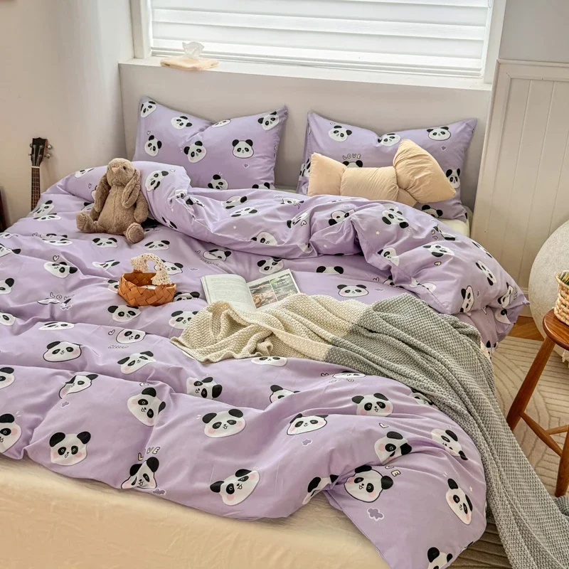 طقم لحاف مزدوج مطبوع واحد على الوجهين طقم لحاف كبير بسيط من الشمال مريح 200 × 230 (بدون غطاء وسادة أساسي) #6