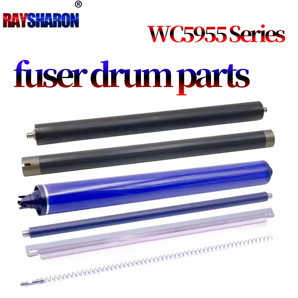 OPC Drum Waste Toner Screw Drum Blade PCR Upper Lower Roller For Xerox WorkCentre 5955e 5955i 5945ii
