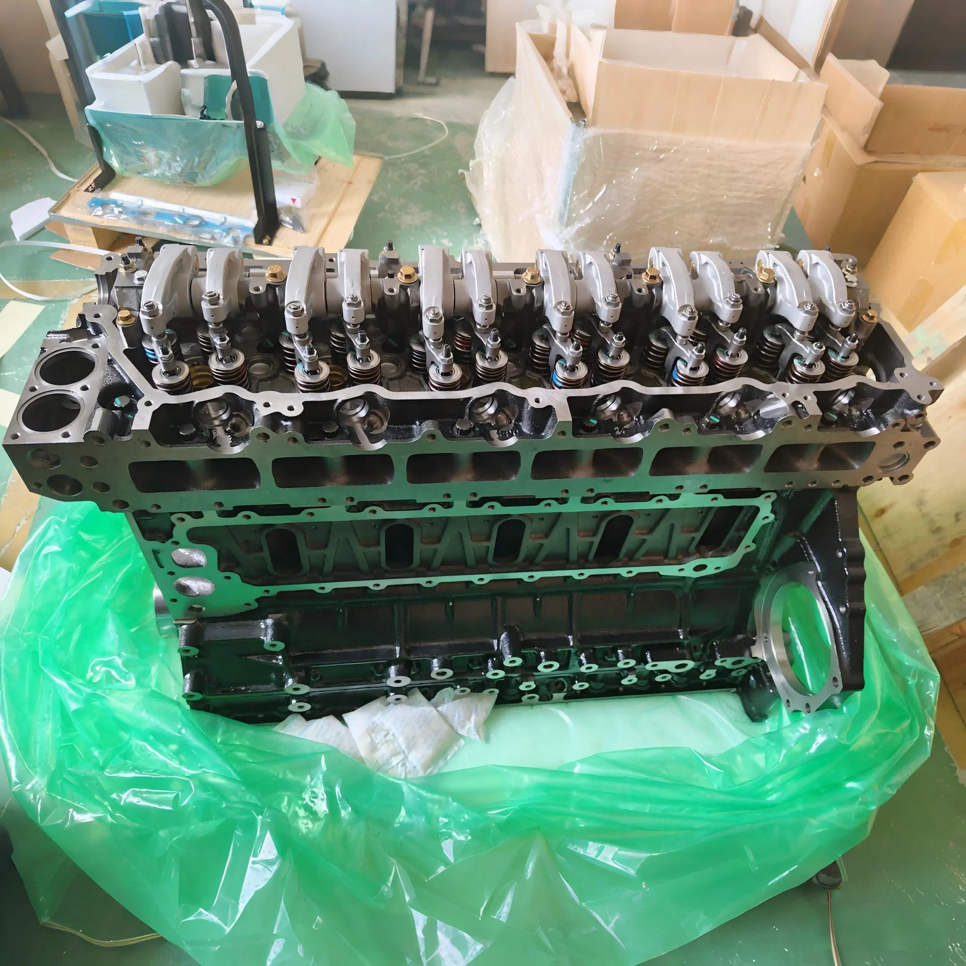 Brand New 4HK1 5.2T Diesel Engine Long Block/Bare Engine Iron Shaft No Camshaft Rocker Cold Run-In For ISUZU SY155W/SY215W