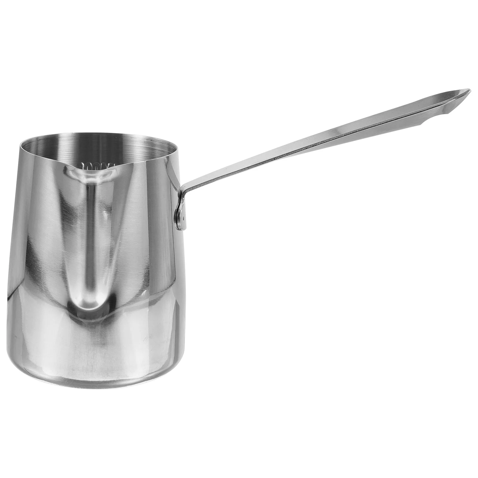 

Stainless Steel Milk Frothing Pitcher Ergonomic Kitchen Coffee Shop Supply Smooth Anti Rust Surface Heat Resistant Durability
