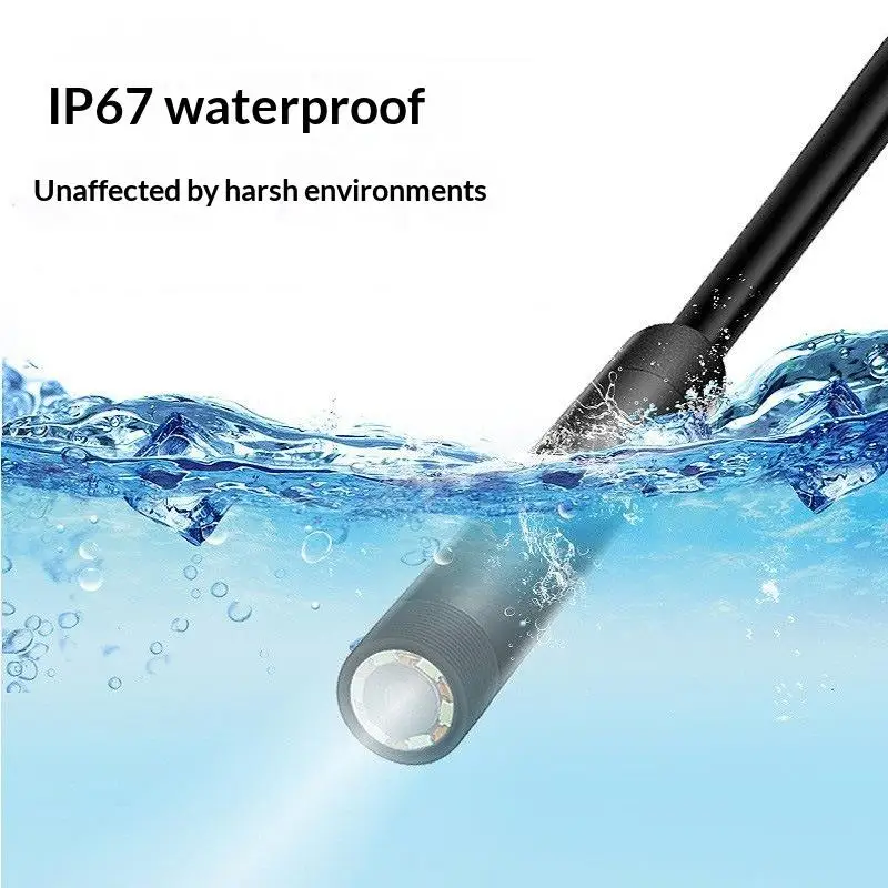 3 in 1 OTG Android Endoscope 5.5mm Mini Borescope Waterproof Inspection Camera for Car Air Conditioner Repair