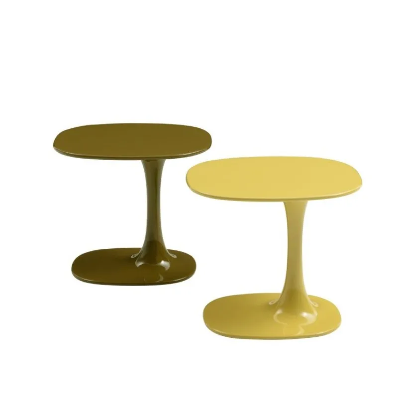 

Fiberglass reinforced plastic small apartment coffee table living room sofa edge T-shaped round mushroom shape