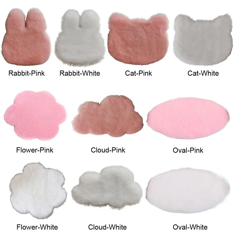 1/12 escala casa de bonecas tapete de pelúcia acessórios boneca jogando casa em miniatura peludo foto adereços decoração mini tapete