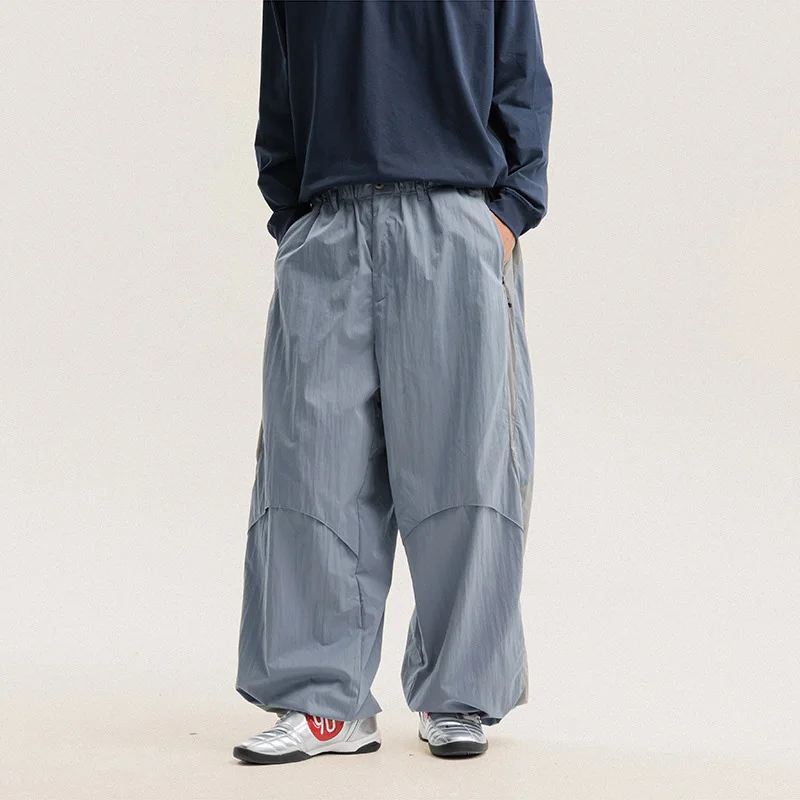 Men Women Splice Fashion Outdoor Loose Casual Lightweight Quick Dry Sports Cargo Baggy Pants Track Trouser Jogger Sweatpants - Image 6