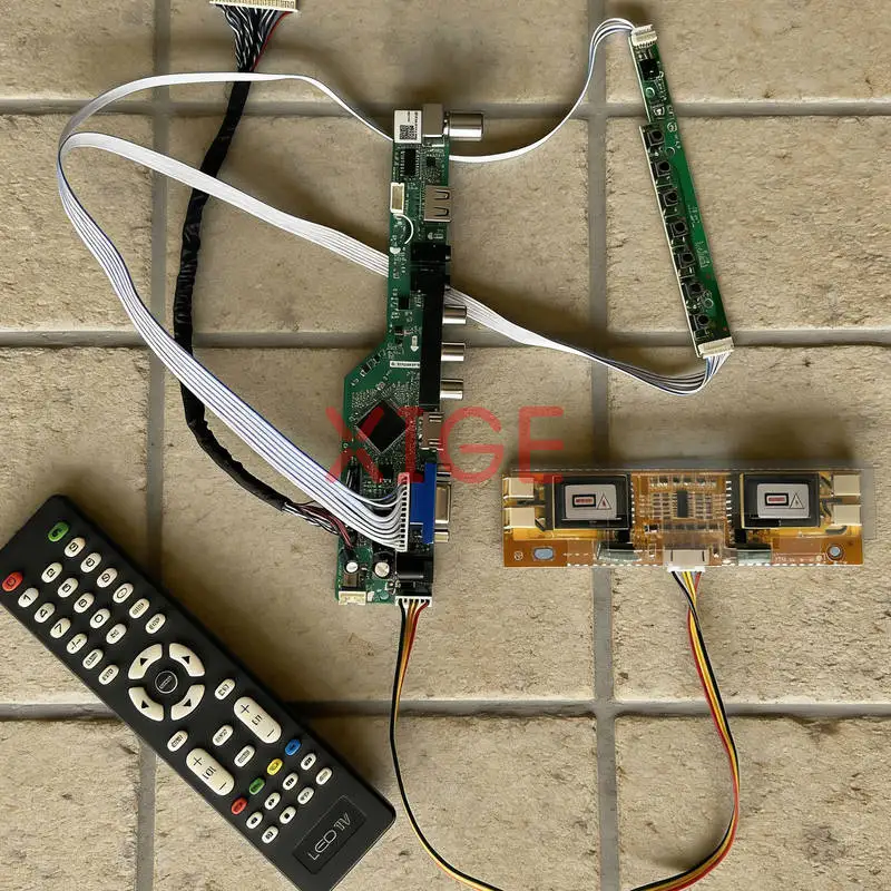 For CLAA215FA01 M215HW03 M215H1 M215HW01 Matrix Controller Drive Board Kit HDMI+VGA+AV+USB 4CCFL 1920x1080 LVDS 30-Pin 1920*1080