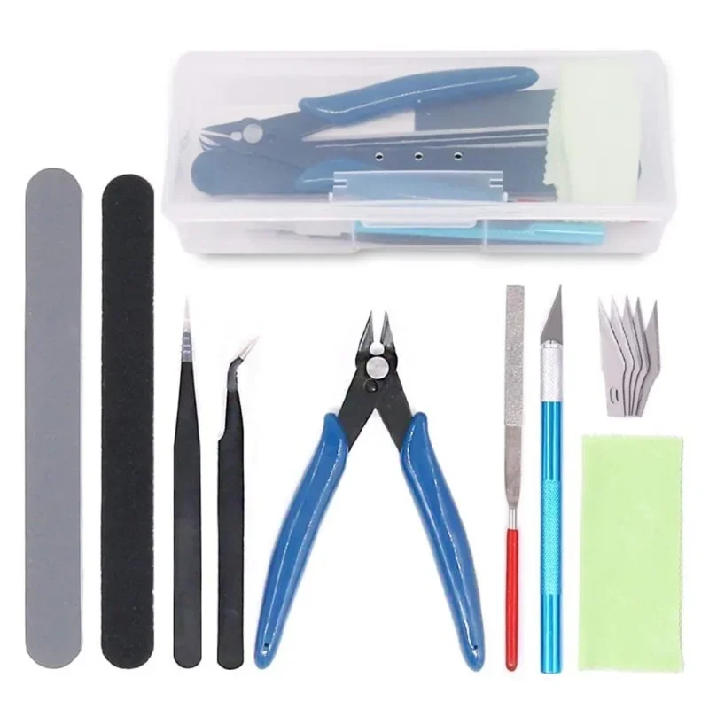 9Pcs Craft Basic Tools Set for Beginners Hand Made Car Model Building Repair Kit Model Assembly Tool DIY Craft Accessories