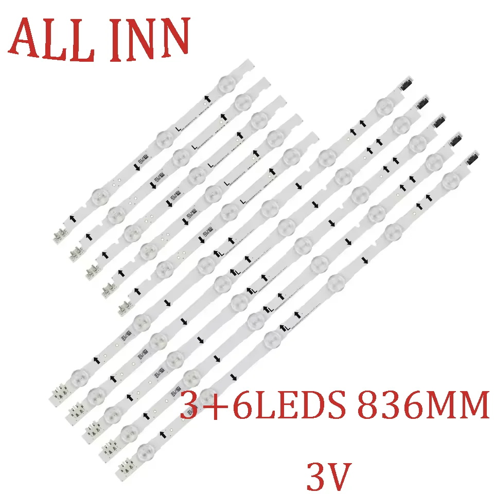 LED شريط إضاءة خلفي ل UE40H6650AT UE40H5515AK UE40H5000AS UE40H6470AS UE40H6770SV UE40H5020AK UE40H5035AK #2