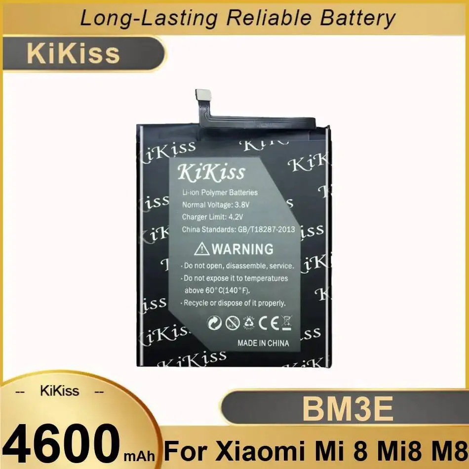 

BM3E 4600Mah For Xiaomi MI 8 Mi8 M8 High Compatibility Mobile Phone Battery