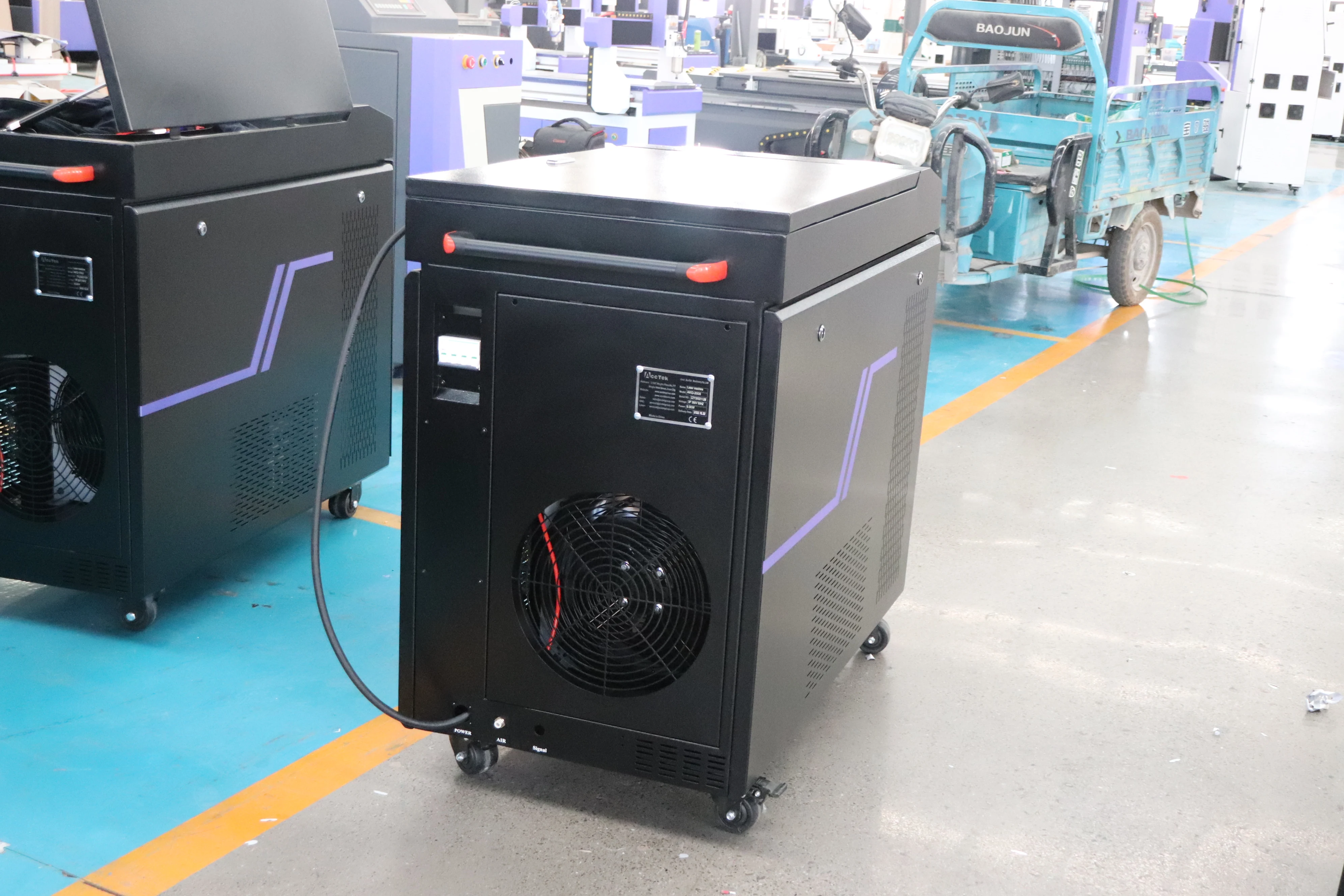 450mm Laser Rust Cleaning Machine 2KW CW Fiber Laser Cleaner for Rust Paint Oil Removol Fast Speed Wheel Below Reci MAX Raycus