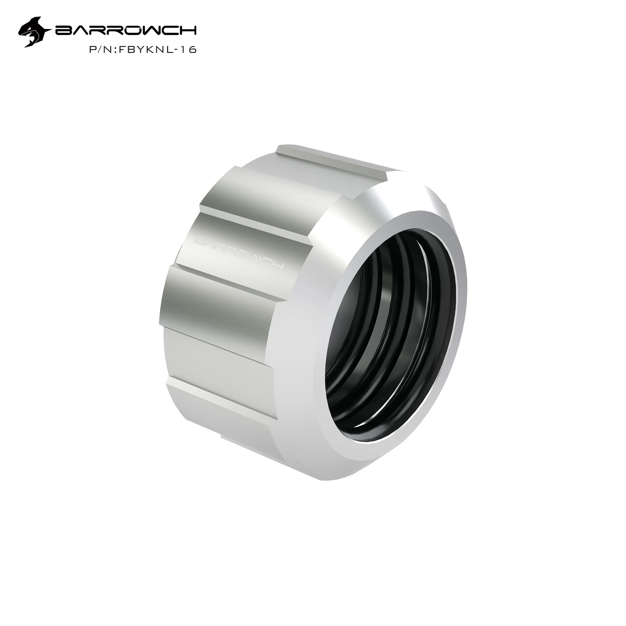 Barrowch FBYKNL-16 Brass Fitting For OD16mm PETG Acrylic PMMA Hard Tube G1/4'' Connector for Computer Water Cooling System