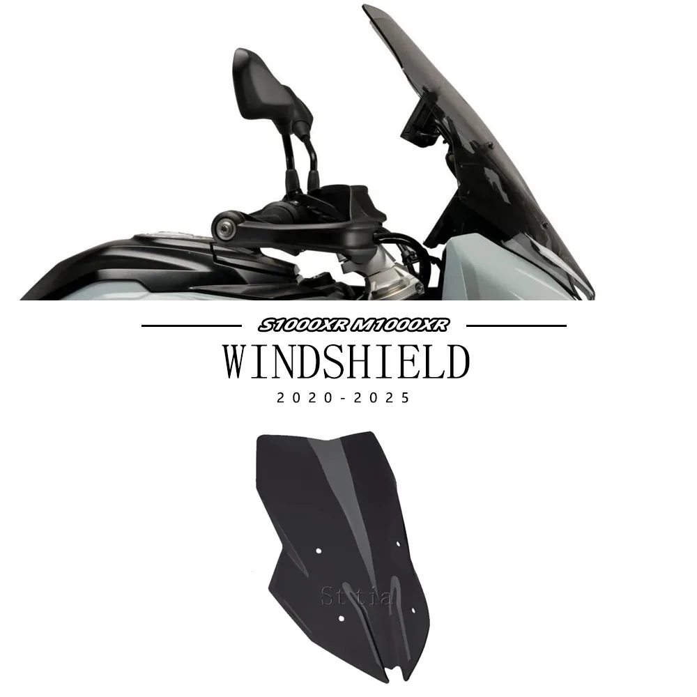 Für BMW S1000XR M1000XR S 1000XR M1000 XR NEU Verdickter Großer Windschutz Windschild Windabweiser s1000xr m1000xr 2020-2024 2025