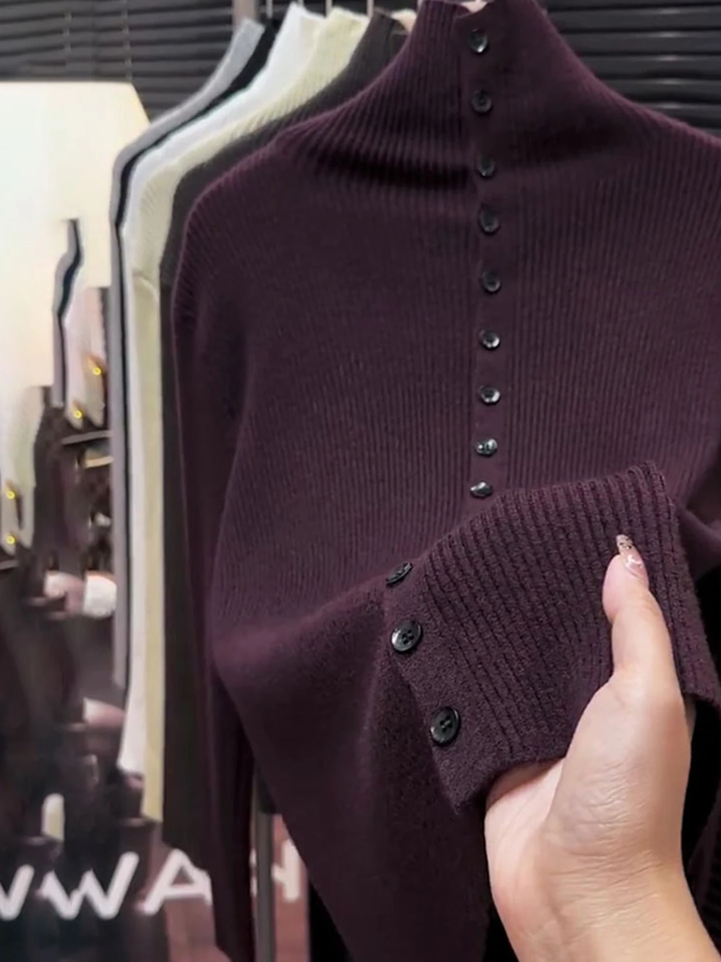 

Ele Knitted Open Cardigan Long Sve Slimming Base irt Unique Faionable Top Pure Color Sli Commute Wind Women's ...