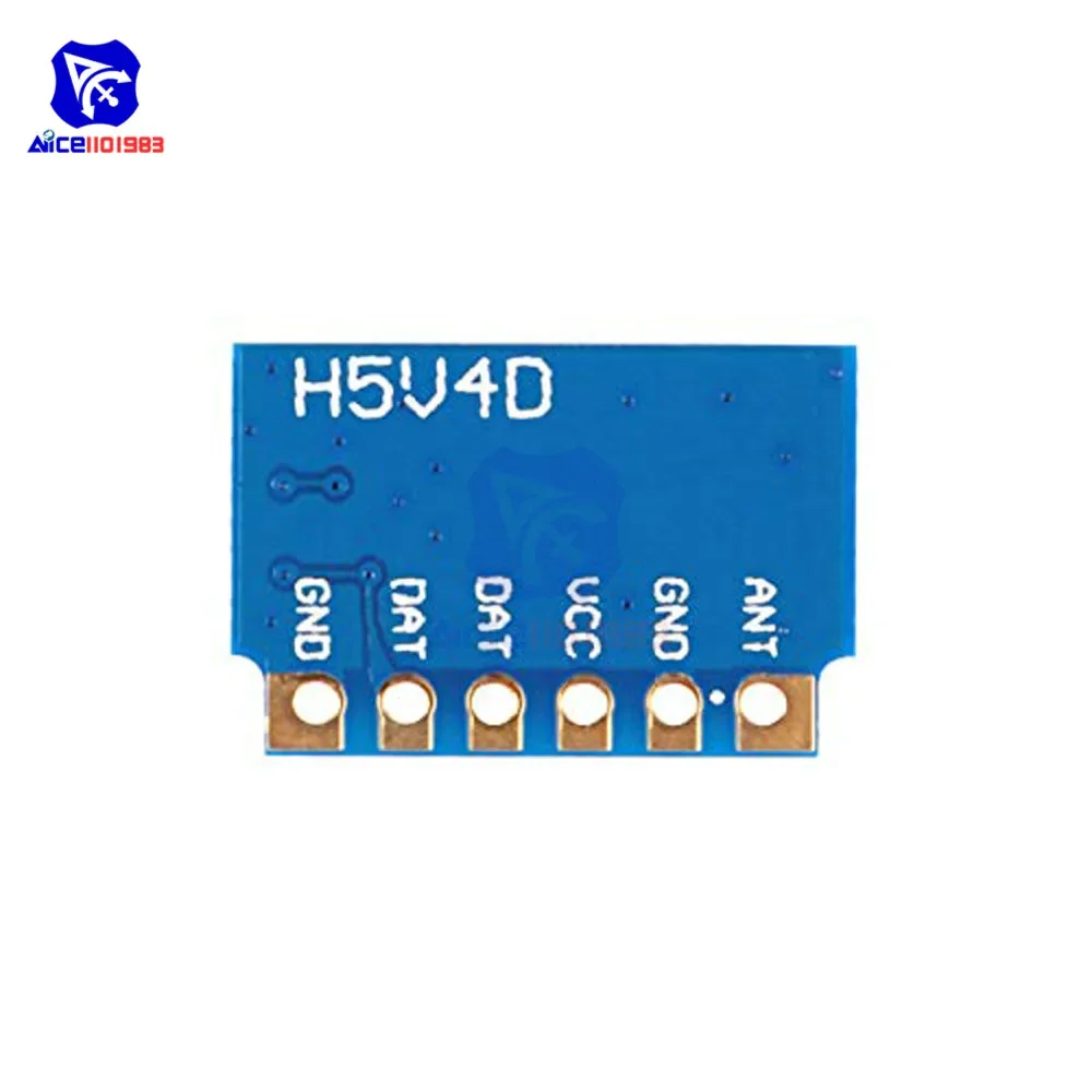 diymore H5V4D 433Mhz Wireless Receiver Module with H34A 433MHz Transmitter Module ASK Remote Transceiver Passthrough