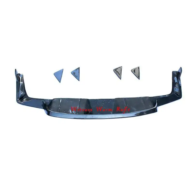 Picture 4: Rear Bumper Diffuser Lip Spoiler for Ford Mustang 2015 2016 2017 Carbon Fiber Frp Car Body Kit