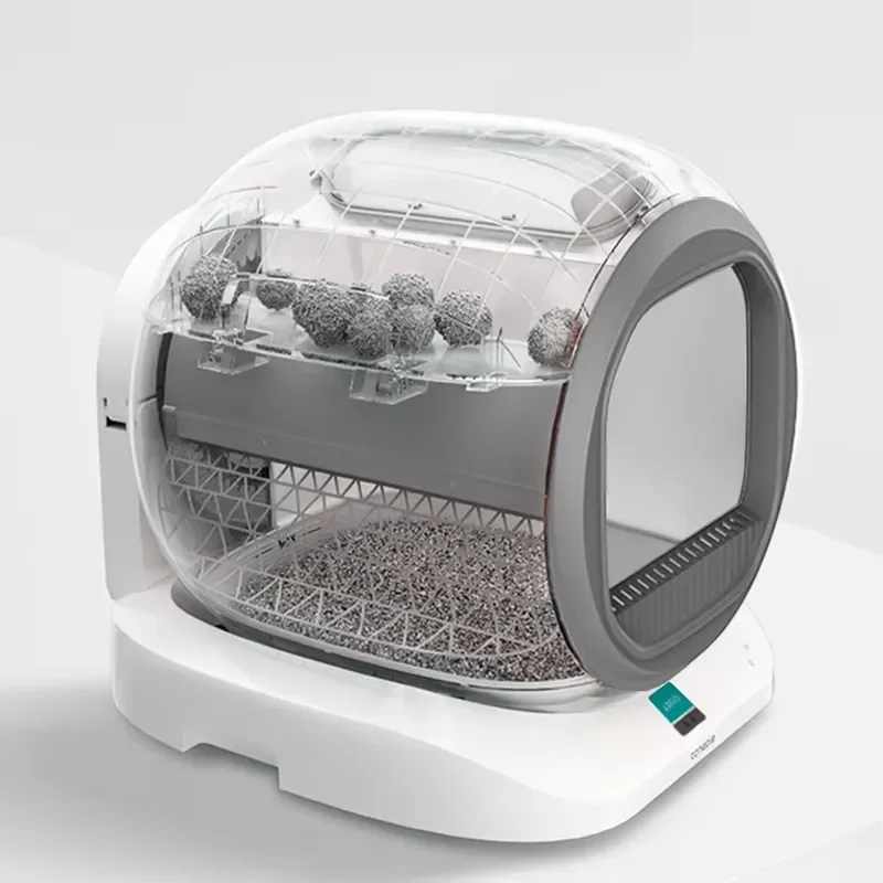 Smart 65L Automatic Cat Litter Box Self Cleaning WiFi APP Control Large Capacity Pet Toilet Odor Removal Easy Clean House