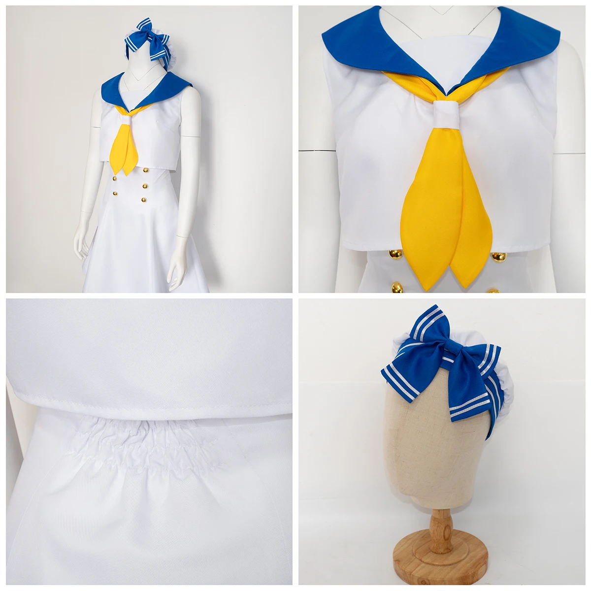 BanG Dream! It's MyGO Nagasaki Soyo Cosplay Costume Voyage Ver. Sailor Style Outfit Dress view 5