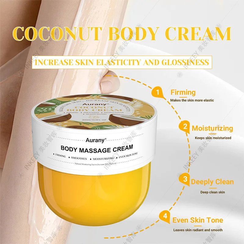 Otoño e Invierno nueva crema de coco Bum Cream crema hidratante e hidratante para el cuidado de la piel crema corporal