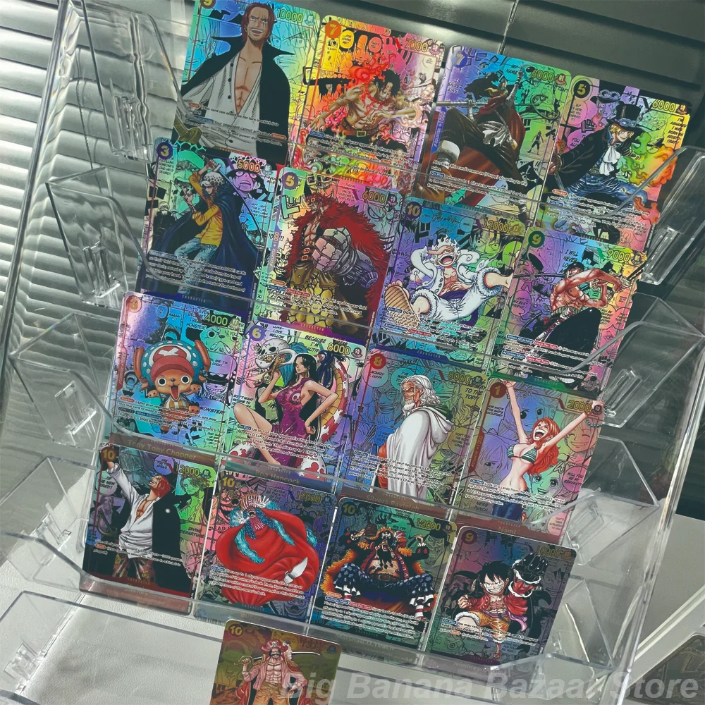 

Diy 17 шт. Opcg One Piece Hancock Luffy Zoro Nami аниме персонаж бронзовая коллекция флэш-карт коллекционная карта детский подарок