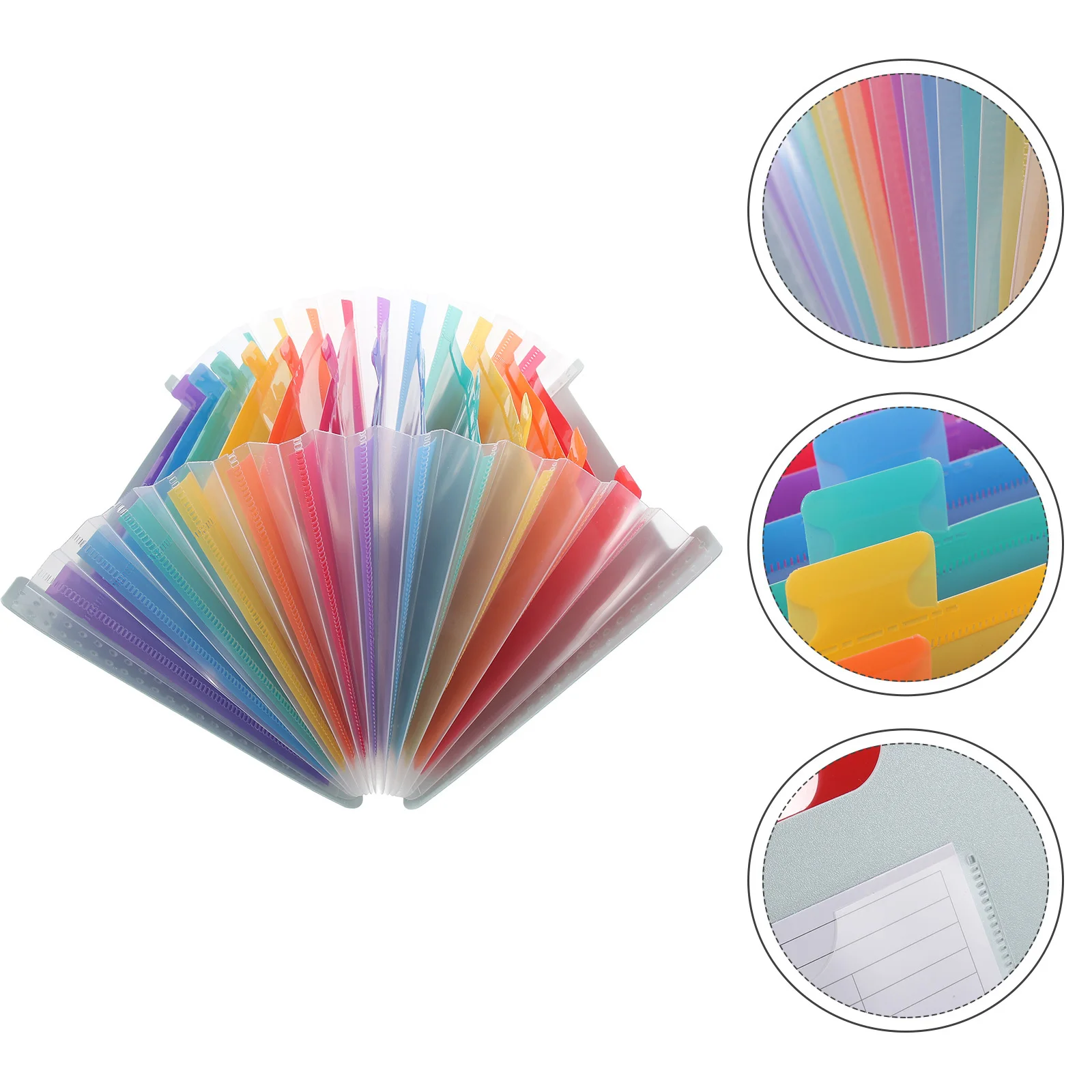 A5 Receipt Organizer Portable Expanding File Folder Wear-Resistant Pp Multi-Layer Document Holder For Office Paper Storage