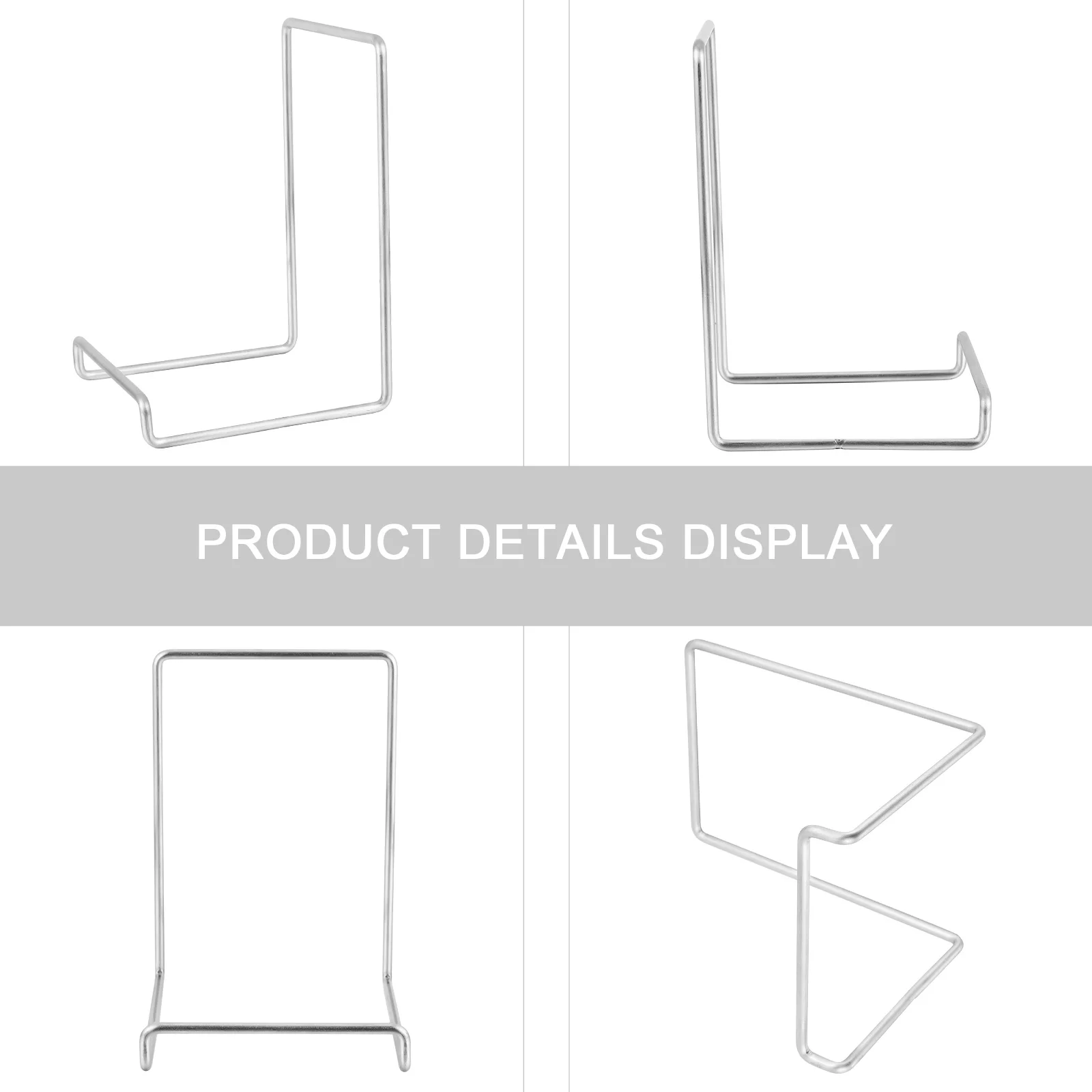 

Stainless Steel Shirt Display Rack Smooth Edge Design For Home Shop Use Storage Holder Gift Idea