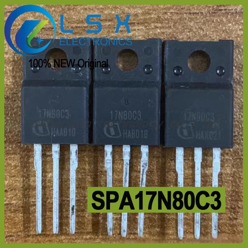 10pcs SPA17N80C3 17N80C3 TO-220F 800V 17A New and Original