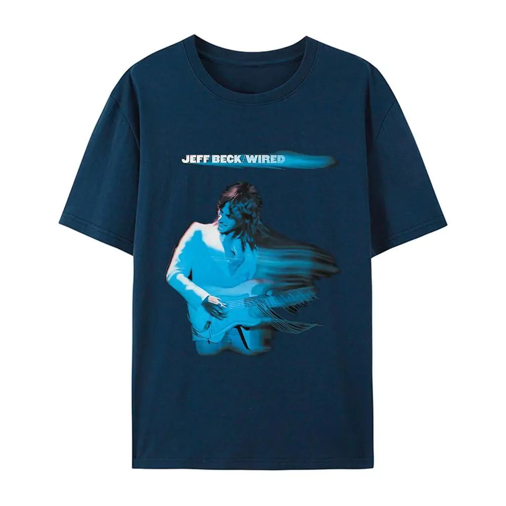 Jeff Beck Wired Play Guitar T Shirt Men Hip Hop High Quality Cotton EU Size T-shirt Unisex Streetwear Clothing Male