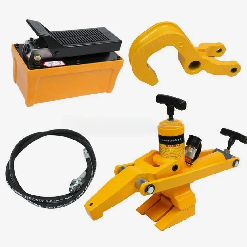 Forklift Tire Scraper Tyre Picker Pneumatic Portable Press Hydraulic Stripper Loader Picker Scraper Tool Pedal