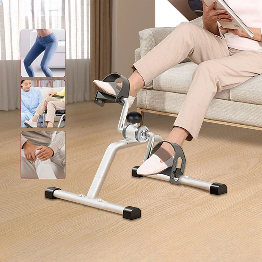 Mini pedal exercitador bicicleta de exercício interior sob mesa pedal exercitador para idosos perna reabilitação equipamentos fitness em casa