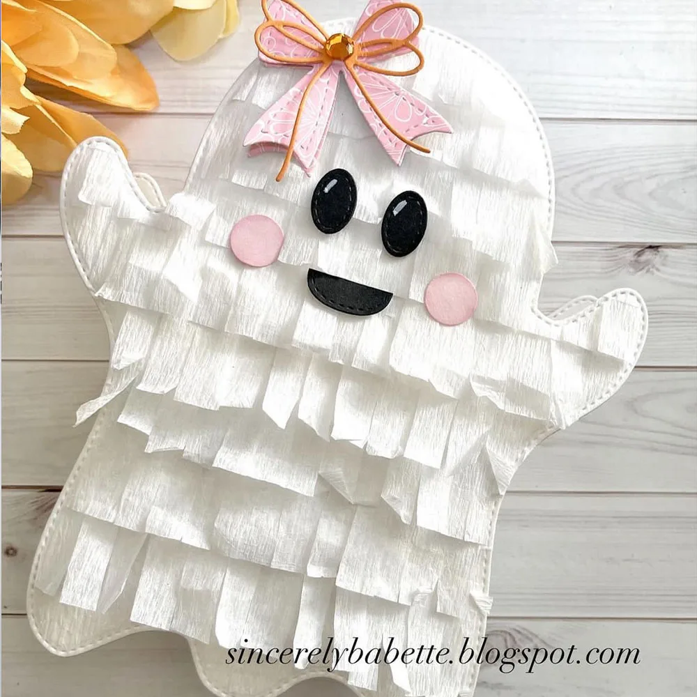 KSCRAFT Big Ghost Tag with Box Metal Cutting Dies Stencils for DIY Scrapbooking Decorative Embossing DIY Paper Cards