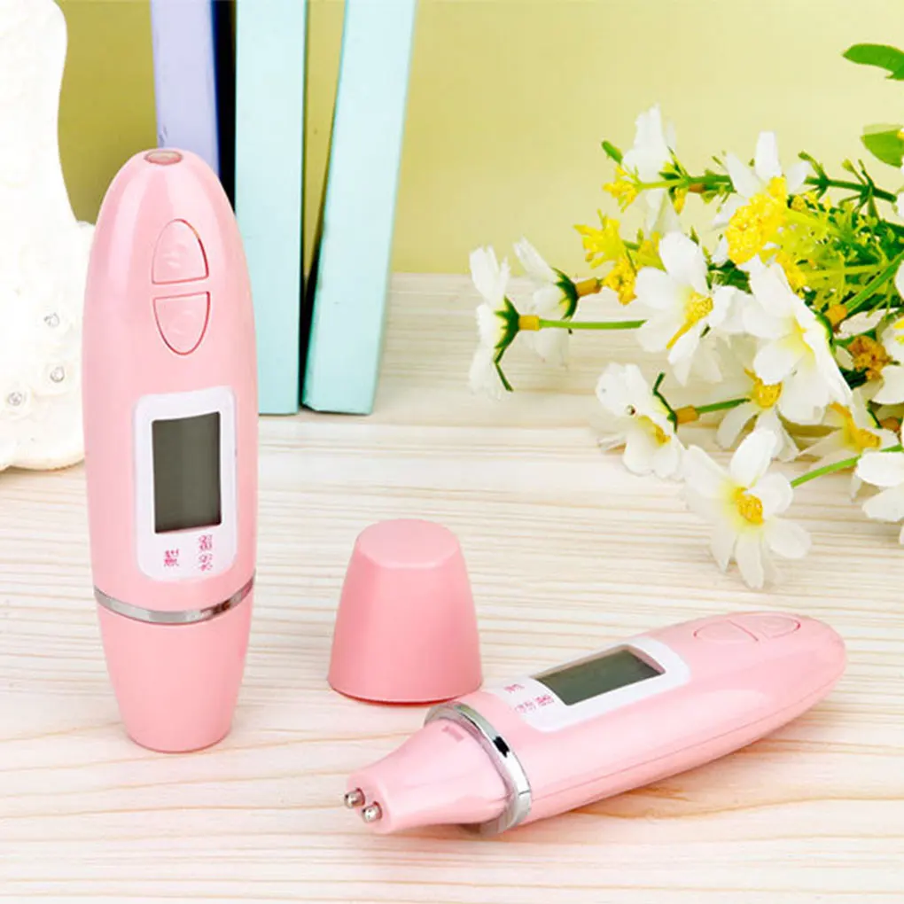 Humidimètre Portable avec écran LCD numérique, testeur de capteur de peau de précision, analyseur d'humidité du visage, d'eau et d'huile, testeur d'humidité de la peau