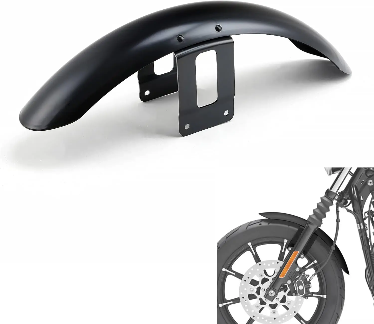 

Front Fender Mudguard Fit For Harley-Davidson Sportster 883 1200 XL883 Iron 1999-2022