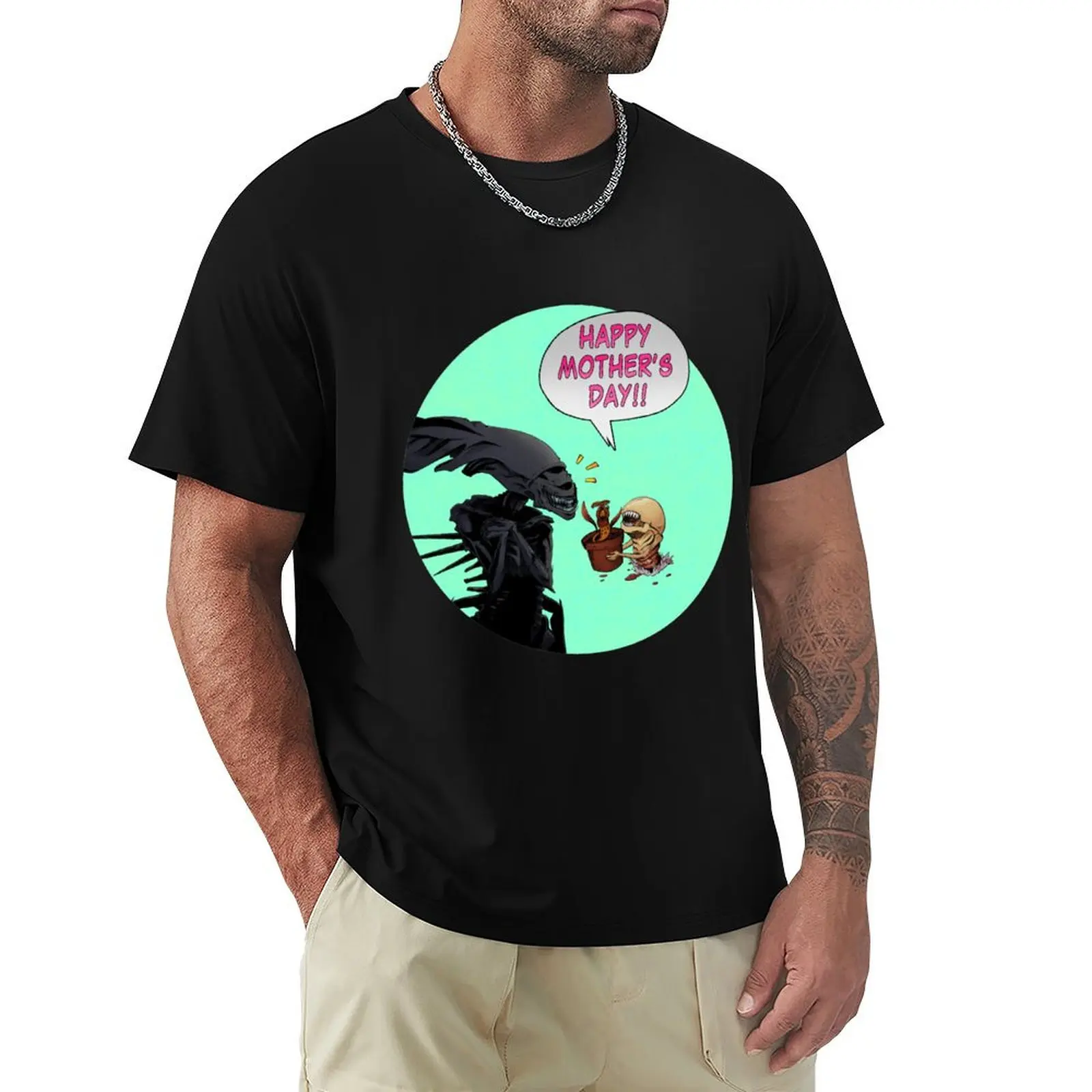 

Happy Mother's Day - Alien Movies T-Shirt oversized t shirt quick drying mens workout shirts