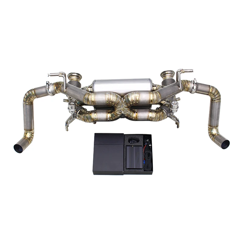 

Titanium Exhaust Pipe System For Audi R8 V10 5.2L 2020-2024 Muffler Valved Control Exhaust Pipe