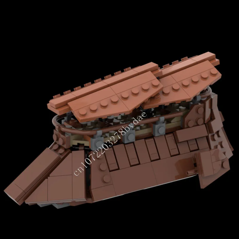 

282 шт. Jabba Sail Barge (Канна) MOC креативная модель с видом на улицу, строительные блоки, архитектура, сделай сам, сборная модель, игрушки, подарки