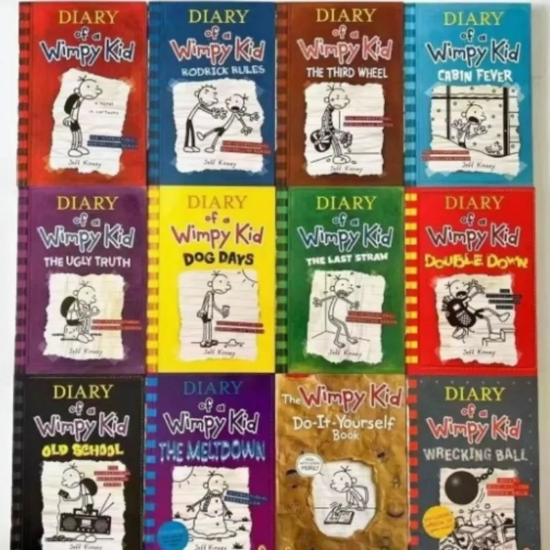 The Ultimate Collection of Diary of A Wimpy Kid: Books 1-20 in English, Graphic Novels for Kids