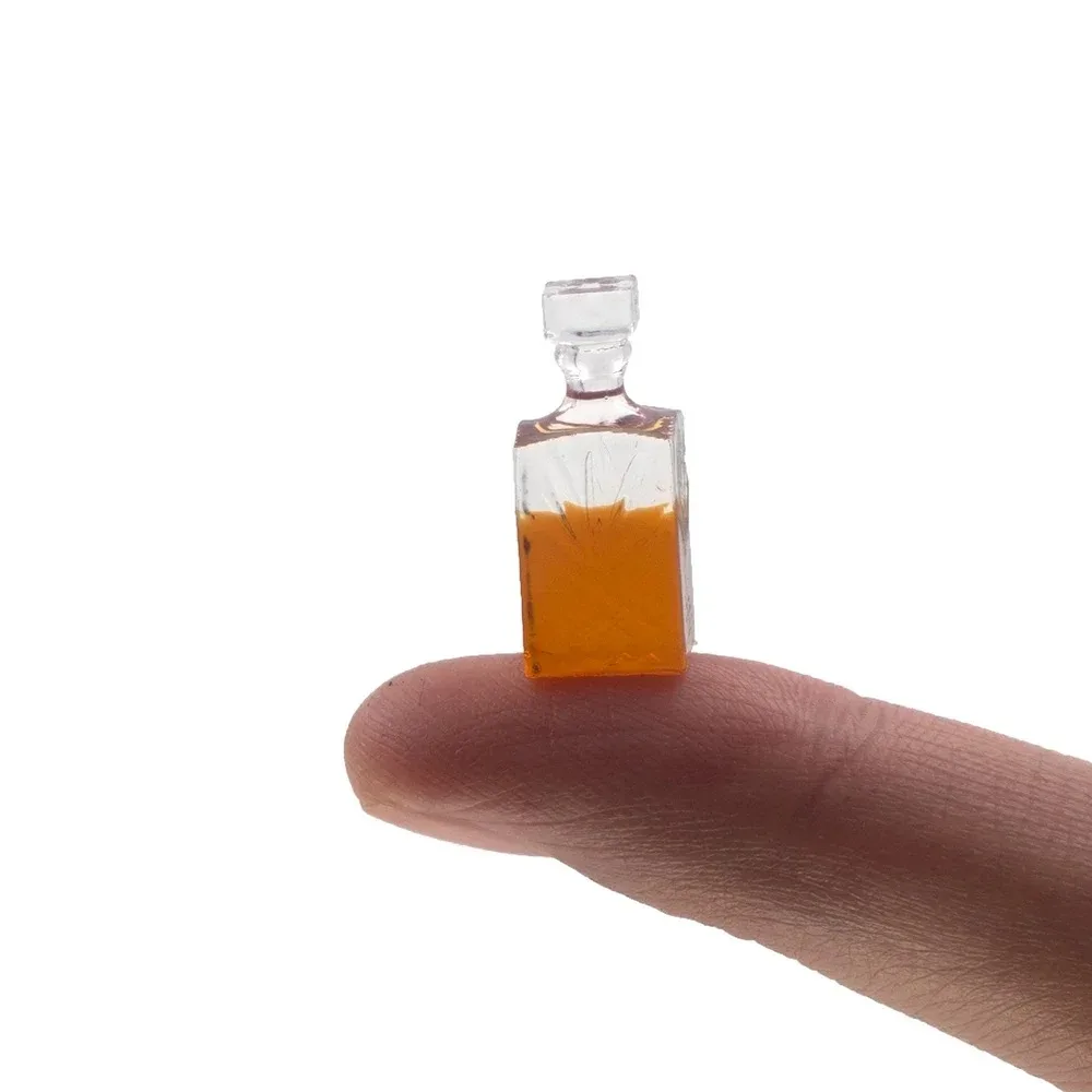 1/12 دمية مصغرة الملحقات زجاجة نبيذ صغيرة كأس مجموعة محاكاة المشروبات نموذج لدمية ديكورات منزلية