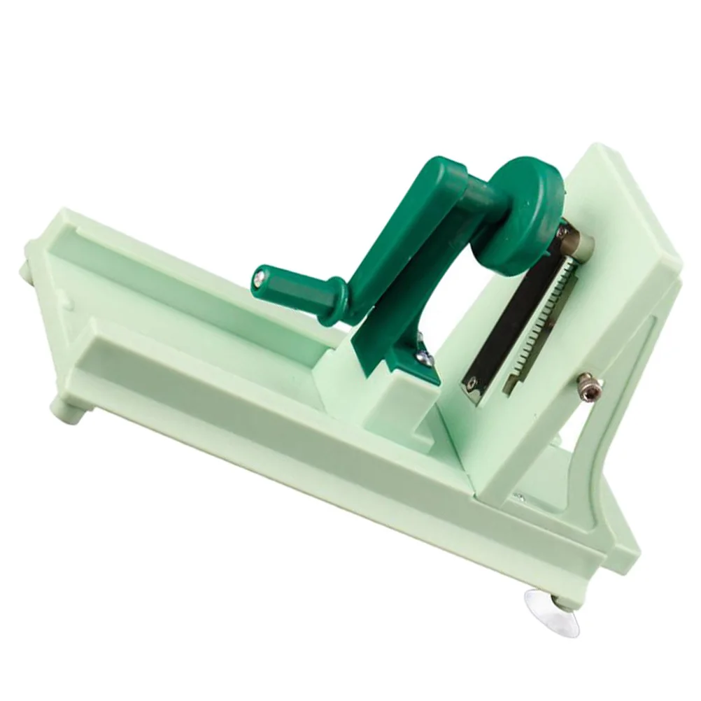 

1Pcs Vegetable Grater Multifunctional Manual Plastic Drum Rotary Cutter Slicer Shredder Kitchen Tool Light Green