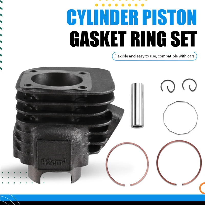 

Комплект поршней цилиндра мотоцикла, комплект прокладок колец для Yamaha Jog 90 90Cc 50 мм, детали цилиндра, поршня, прокладки и поршневых колец