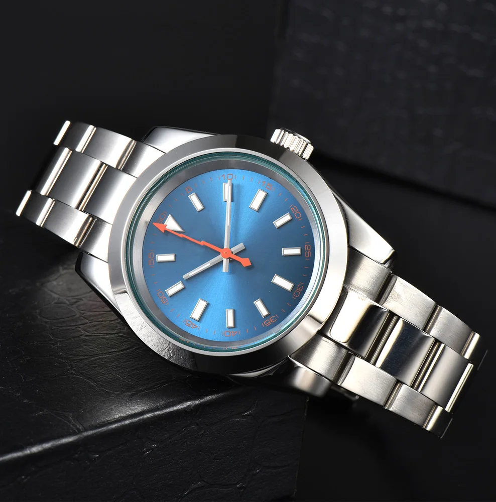 Reloj NH35 personalizado, reloj mecánico automático Original japonés, caja de cristal de zafiro de acero inoxidable, reloj resistente al agua NH35