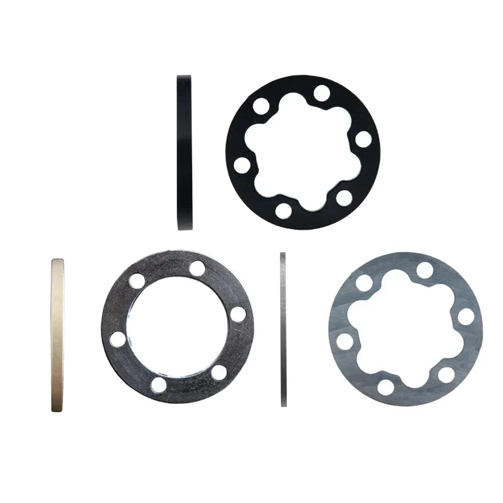 

POTEAX 2/4/5mm E-Bike Electric Scooter Brake Pads Spacer Six Holes Disc Washer Wheel For 10 12 Inches Electric Scooter Brake Pad