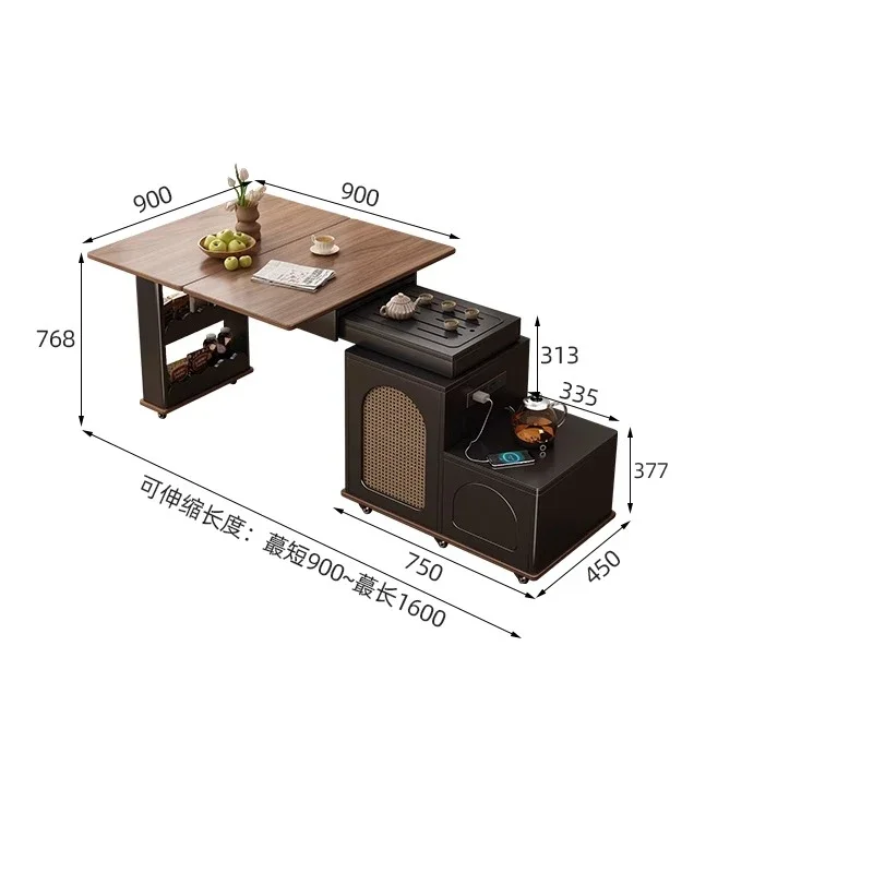 Chess table high-end dual-purpose multi-functional chess and card table foldable hand rubbing