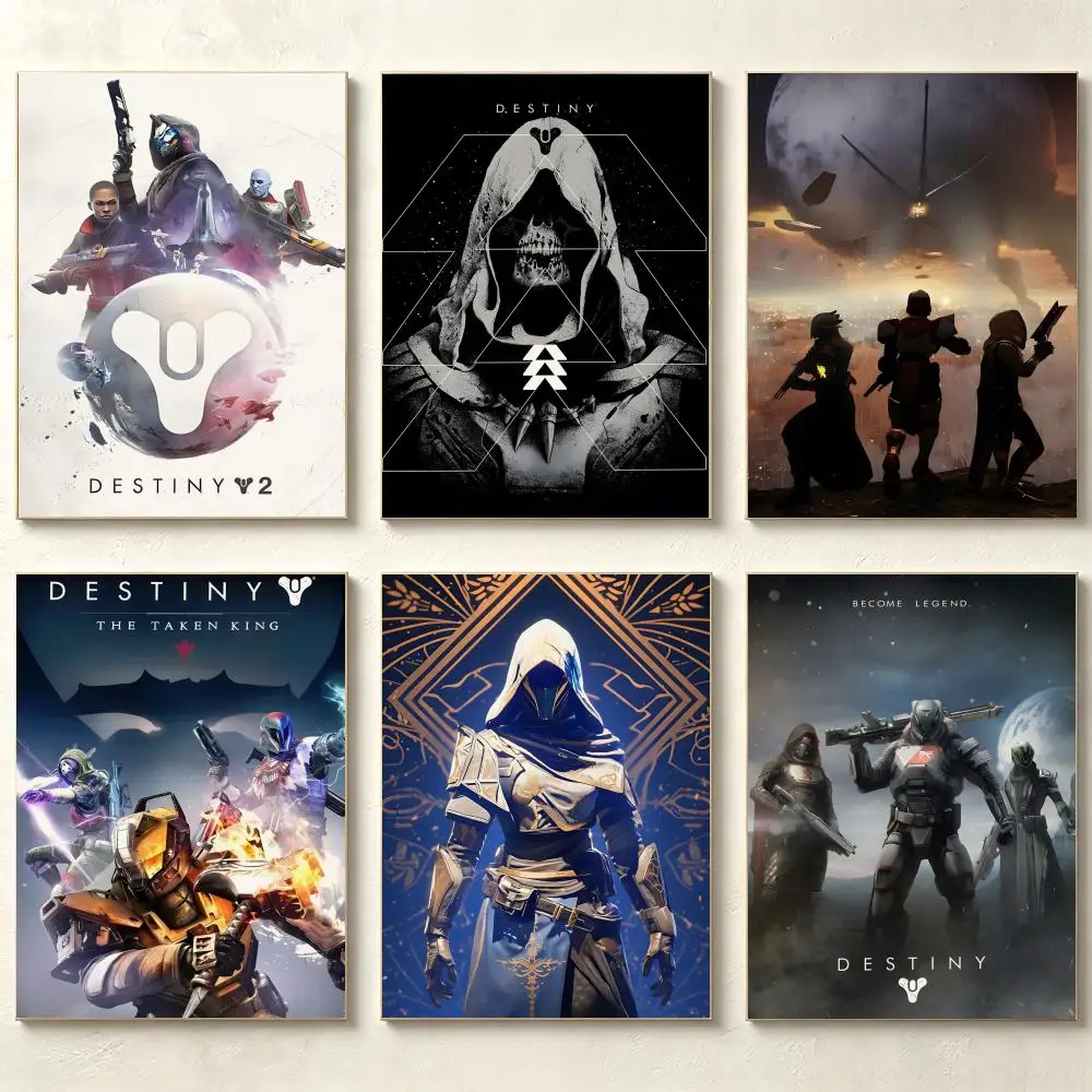 Póster del juego D-Destiny 2, pintura artística para pared, decoración del hogar, impresión para decoración de sala de estar, sala de juegos, producto popular