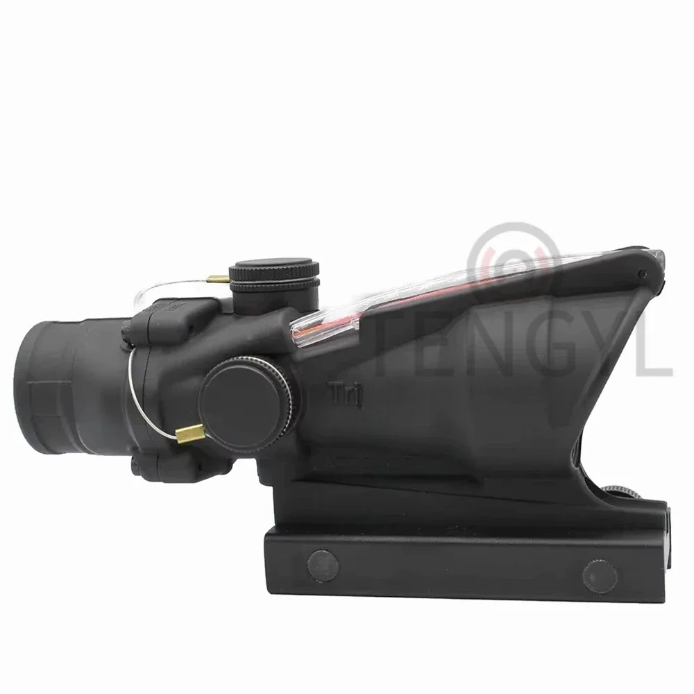 Hunting A*OG 4x32 Fiber Illuminated Red Chevron Scope with Killflash and Embossed Logo Rifle Scope Ar 15