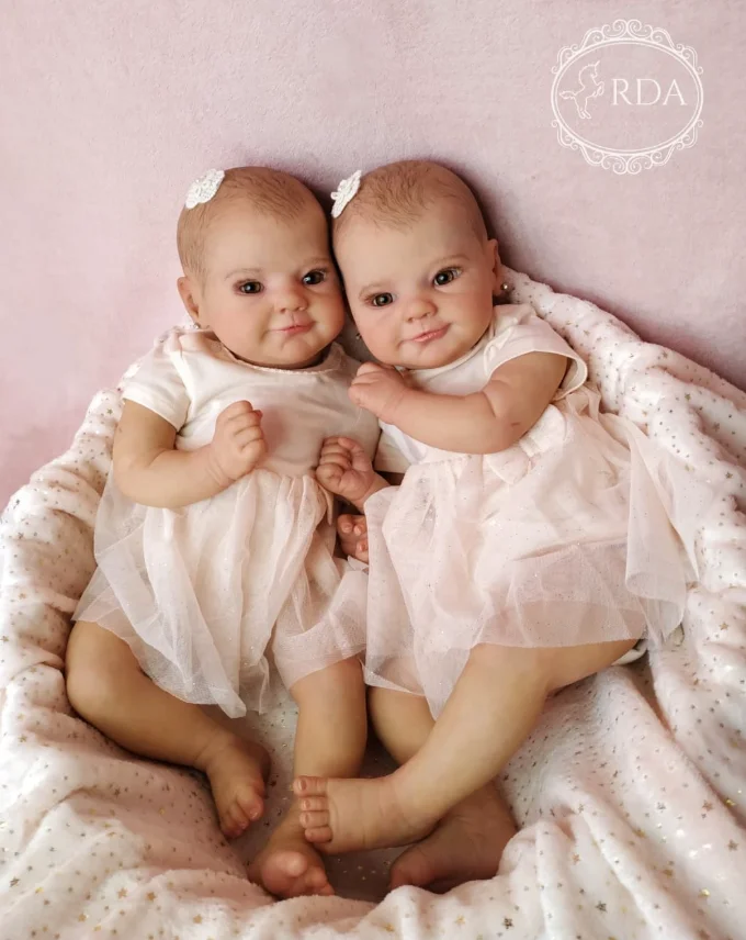 NPK 19'' Uncolor Blank DIY Doll Kit  Reborn Magdalena Fresh Color Unpainted Doll Parts with Body and Eyes Newborn  Accessory Set