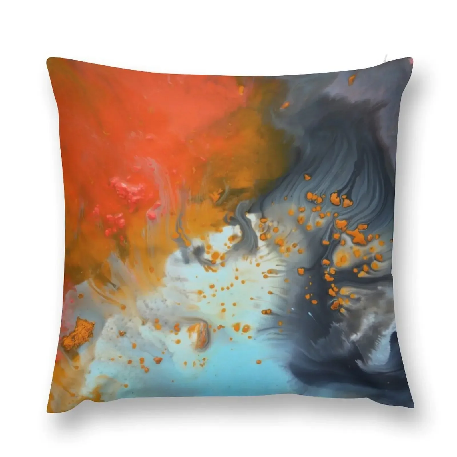 

Bold Red blue abstract print Throw Pillow Decorative pillow case Embroidered Cushion Cover Luxury Pillow Case