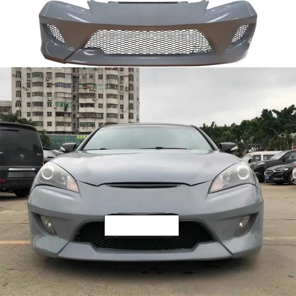 Unpainted Car Front Bumper Grille Mask Assembly For Hyundai Rohens Coupe 2009-11 Modified New Style Auto Accessories