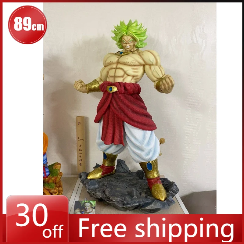 

89cm Dragon Ball Figure Broli Extremely Large High-end Resin Anime Collection Model Desktop Ornament Decorations Children Toys