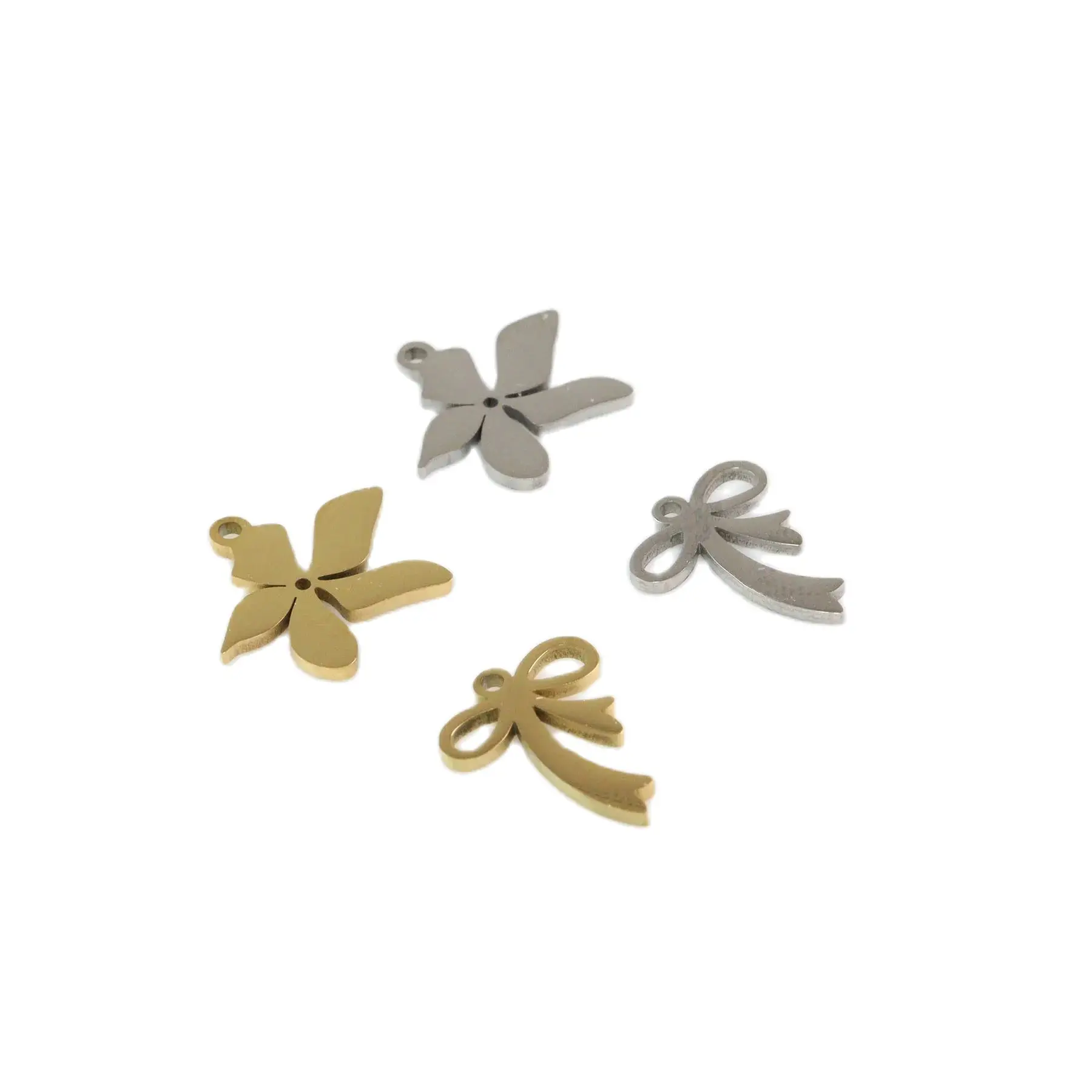 

10pcs Stainless Steel Shiny Polished Sun Connector Jewelry Charms Pendant DIY Handcraft Vacuum Plate Waterproof Antiallergic