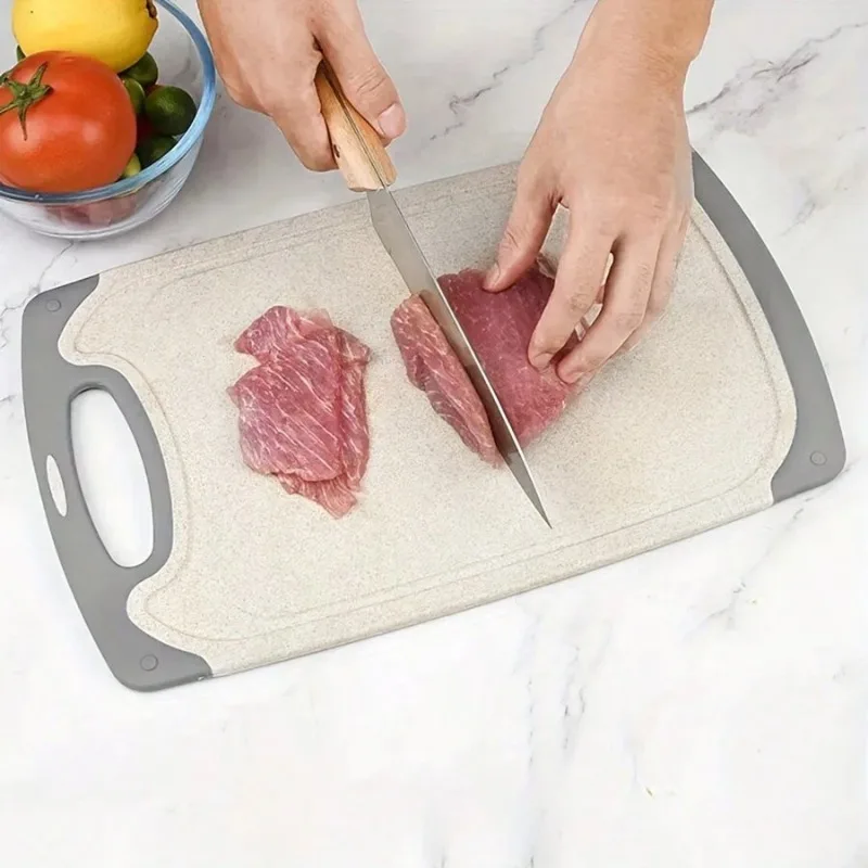 

kitchen household imitation marble can hang non-slip classification vegetables meat fruit multi-functional cutting board